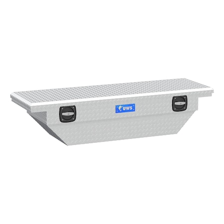 Uws Aluminum 63" Secure Lock Angled Tool Box Low Profile (Heavy Packaging) EC11021